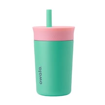 Owala 12 Oz 355 Ml Kids Pipetli Çift Katmanlı Paslanmaz Çelik Termos Sızdırmaz Kapak Turkuaz