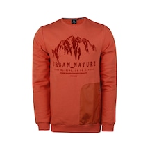 Lumberjack Cg556 Nature 2pr Erkek Günlük Sweatshirt Turuncu