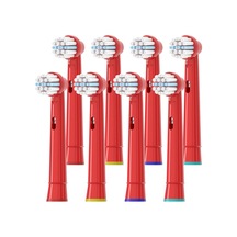 10a-red-8pcs-elektrikli Diş Fırçası Kafası Yedek Çocuk Çocuk Fırça Kafaları Oral Pro Sağlık B Aşamaları D100k 4510k D