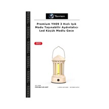 Premium Yh09 3 Hızlı Işık Modu Taşınabilir Aydınlatıcı Led Küçük Modlu Gece Çok Renkli