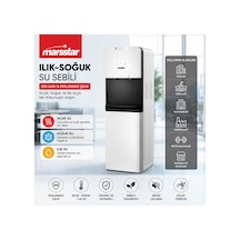 Su Sebili Sıcak - Soğuk - Ilık 220-240v - Paslanmaz Çelik Mswd-100 5671 Çok Renkli