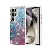 Samsung Galaxy  Uyumlu,  S24 Ultra Kılıf Blade Aynalı Desenli Kapak - Desen 4