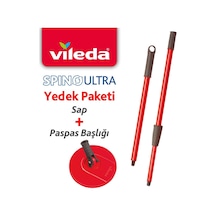 Vileda Spino Ultra Yedek Sap+paspas Tabağı Başlığı Set