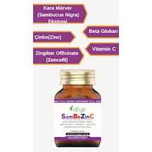 Afye Sambezinc Karamürver-Çinko-Beta Glukan 30 Bitkisel Kapsül