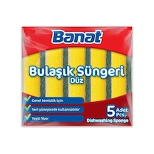 Düz Bulaşık Süngeri 5li