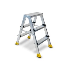 Beykon 3+3 Gold Çift Çıkışlı Alüminyum Merdiven