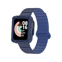 Xiaomi Redmi Watch 2 Silikon Kordon Zore Krd-105 Strap Kayış-lacivert