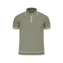Hatemoğlu Yeşil Regular Fit Polo Yaka Rayon Tişört