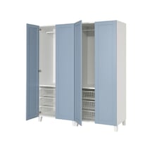 Ikea Beyaz Modern Kapaklı Gardırop 160x57x191 Cm