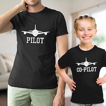Pilot Co-Pilot Baba Oğul Kombini Tişört Giyim (544654452)