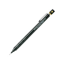 Pg1009 Pg1009 0.9 Mm Mat Metal Gövdeli Teknik Çizim Ve Yazı İçin Mekanik Kurşun Kalem, Orijin Siyah