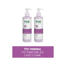 TTO Thermal Yağlı ve Karma Ciltler için Yüz Temizleme Jeli 2 x 200 ML