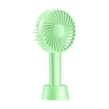 Taşınabilir Mini Fan 3 Hız 1200mah Usb Şarj Edilebilir Mavi 1028 Yeşil
