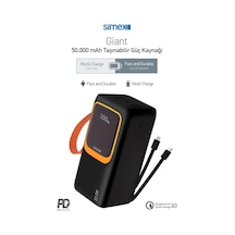 Simex S-35 Giant 50.000 Mah Prime Dijital Göstergeli Powerbank