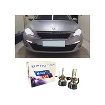 Peugeot 308 Led Xenon Uzun Far Ampulü H1 Mono Yeni Seri Beyaz