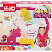 Mey İthalat Hamur Set Küçük Sihirli Unicorn Parmak Pembe