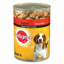 Pedigree Biftekli Parça Etli Konserve Yetişkin Köpek Maması 400 G
