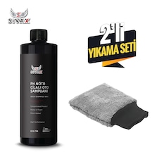 Oto Yıkama Seti Ph Nötr Cilalı Konsantre Oto Şampuan Ve Oto Yıkama Eldiveni