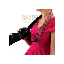 Canon Fotoğraf Makinesi Boyun Askısı Raypro Likya Desenli Askı