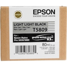 Tonersepeti Epson T5809 C13t580900 Açık Açık Siyah Kartuş