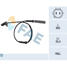 FAE 78042 SENSÖR ABS E-38 ÖN 98-KADAR      3452 1 182 076