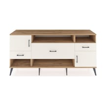 Hyperion Konsol 3 Raflı 3 Çekmeceli 2 Kapaklı 176x44x83 Çam-aytaşı Aytaşı
