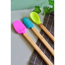Silver Crest SPT-03 Uzun Bambu Spatula Seti 3'lü