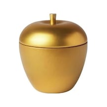 Vınterfınt Metal Kutuda Kokulu Mum, Altın Rengi, Vanilya Tarçın Tatlı Elma, 9 Cm 50 x 22