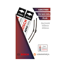 Bosch 550 Mm + 450 Mm Muz Tipi Aerotwin Plus Ön Silecek Seti Ap550u+ap450u