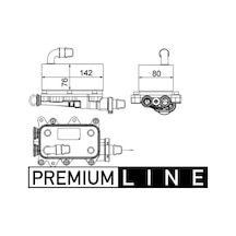 Mahle Otomatik Sanzıman Yağ Sogutucusu Bmw E60 E61 E63 E64 E65 E83 . Range Rover 3-4 L322 L4 05 Mahle Clc18000p 17217803830-ubc760011