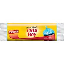 Koroplast Orta Boy Çöp Torbası 15'li 2 Adet