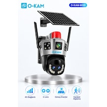 O-kam 6020 4g Solar Güvenlik Kamerası 10x Optik Zoom