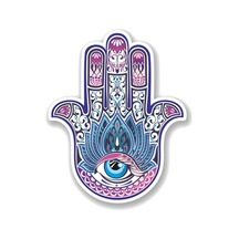 Hamsa El Araba Sticker Yapıştırma 18Cm
