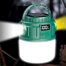 Powermaster V65-3 Solar Kamp Lambası Fener Kırmızı - Siyah