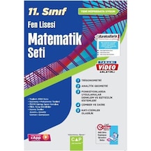 Çap Yayınları  11.Sınıf Fen Lisesi Matematik Seti
