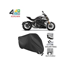Ducati Diavel 1260 S Motosiklet Brandası ( Kilit Uyumlu - Siyah