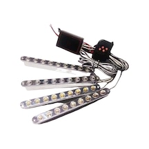 Led Lamba 4x9 ledli panjur içi çakar lamba Sarı 12V