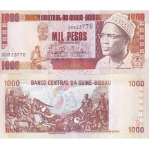 Gine Bissau 1993 Yılı 1000 Pesos Yabancı Kağıt Para Çil Unc Koleksiyon Para