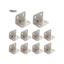 10 Adet Köşe Kodu 30 20mm Yataklar Fırçalanmış Korozyona Dayanıklı