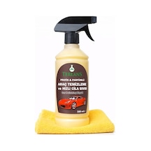 Terlans Araç Temizleyici & Parlatıcı Hızlı Cila 500 Ml Sprey + Mikrofiber Bez Boyalı Yüzey, Plastik Aksam Temizleme Parfümlü Quick Detailer, İz Bırakmaz Parlaklık
