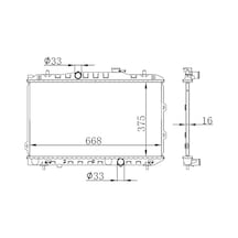 Orıs Bkı133016 Motor Radyatoru 253102f800