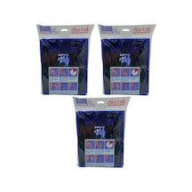 3 Adet 75x125 Cm Yapışkanlı Pratik Sök Tak Hazır Sineklik Tülü Pencere Sinekliği Siyah Renk Çam