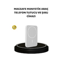 Manyetik Kablosuz Powerbank Apple Uyumlu iPhone 12/13/14/15 Uyumlu, Hızlı Şarjlı, Ultra Hafif Çok Renkli
