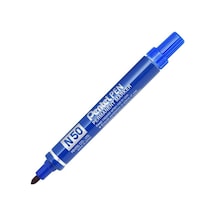 Pentel N50 Permanent Markör Metal Gövde Yuvarlak Uç Mavi