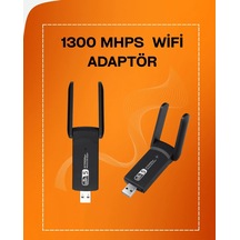 Lb Tak-çalıştır Özellikli Çift Bant Wifi Adaptör 1200 Mbps