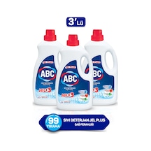 ABC Jel Plus Dağ Ferahlığı Sıvı Çamaşır Deterjanı 33 Yıkama 3 x 2145 ML