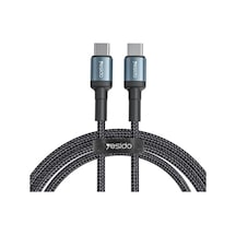 60w Hasırlı Type-c To Type-c Pd Hızlı Şarj Kablosu, 1.2 Metre Diğer