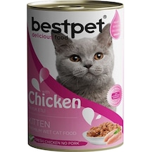 Bestpet Tavuklu Yavru Kedi Konservesi 400gr X 6 Lı Paket