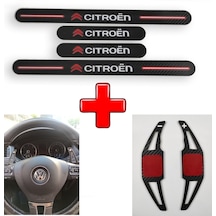 Citroen C8 Uyumlu Carbon Kapı Eşiği + F1 Kulakçık (551019252)