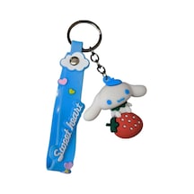 Renkli Silikon Anahtarlıklar-mavi Cinnamoroll Çok Renkli